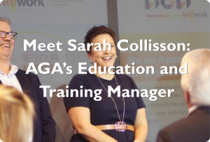 Meet Sarah Collisson, AGA’s Education and Training Manager